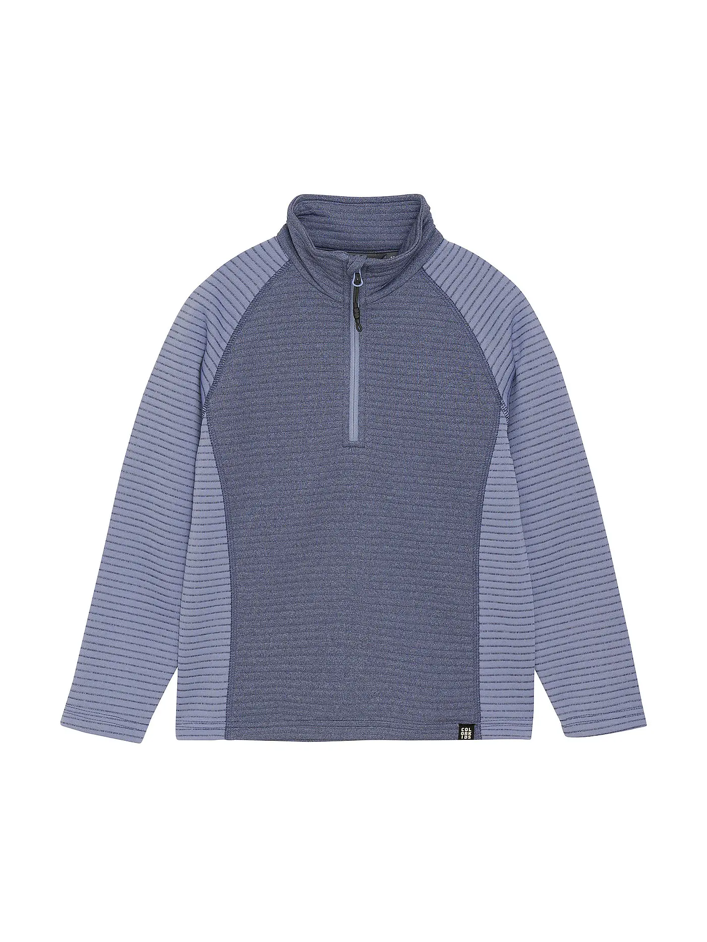 COLOR KIDS | Kinder Unterzieh Zipshirt Fleece Pulli Striped | 